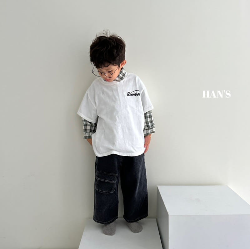 Han's - Korean Children Fashion - #kidsstore - Manbo Check Shier - 5