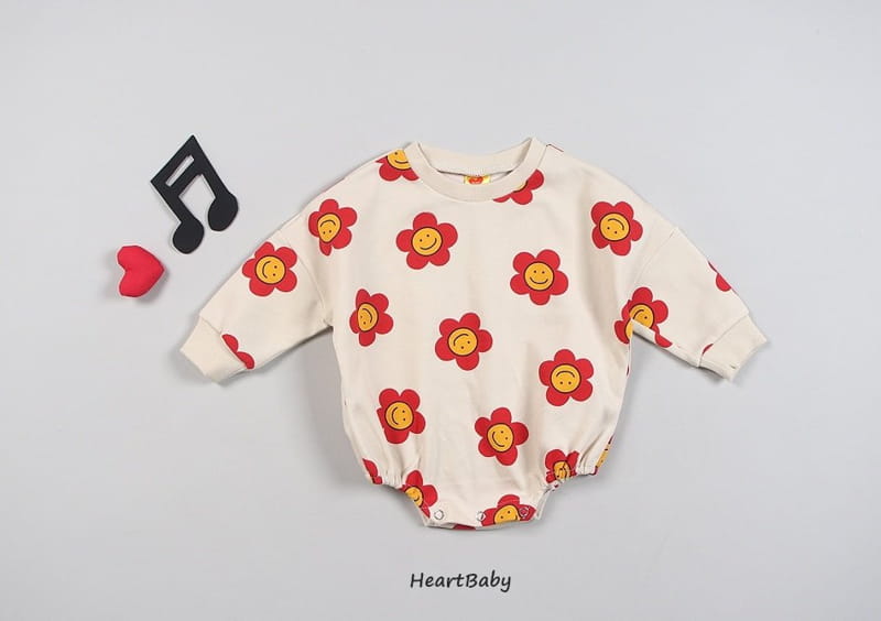 Heart Baby - Korean Baby Fashion - #babyclothing - Daisy Bodysuit - 2