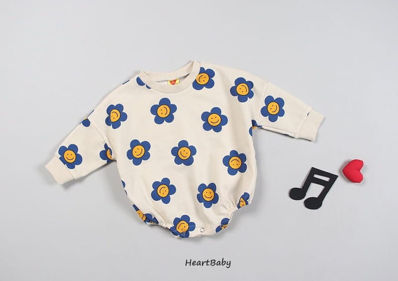 Heart Baby - Korean Baby Fashion - #babyfashion - Daisy Bodysuit - 3