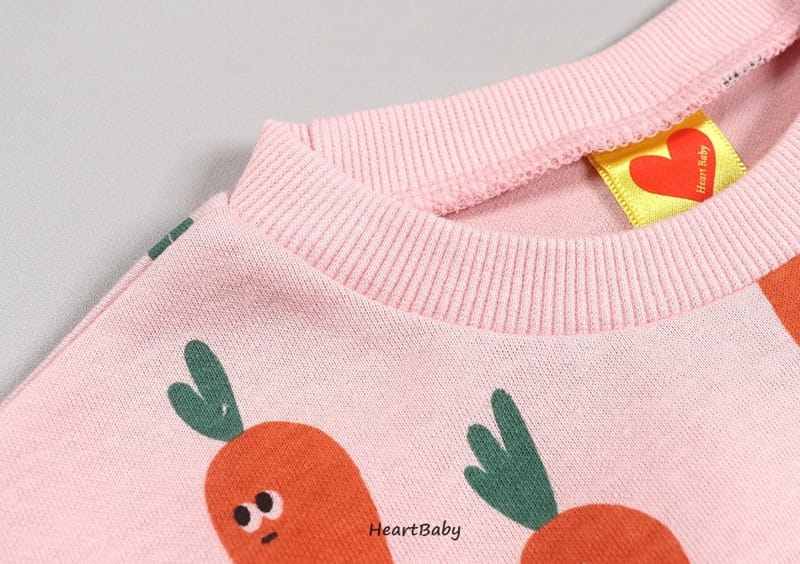 Heart Baby - Korean Baby Fashion - #babyoutfit - Carrot Bodysuit - 9