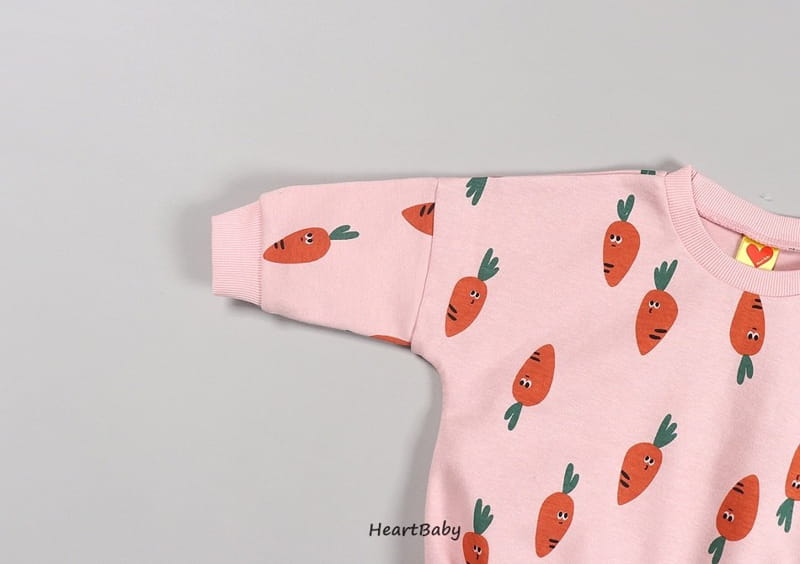 Heart Baby - Korean Baby Fashion - #babywear - Carrot Bodysuit - 10