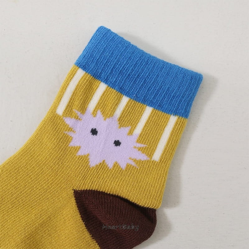 Heart Baby - Korean Children Fashion - #Kfashion4kids - A Paint Socks Set - 6