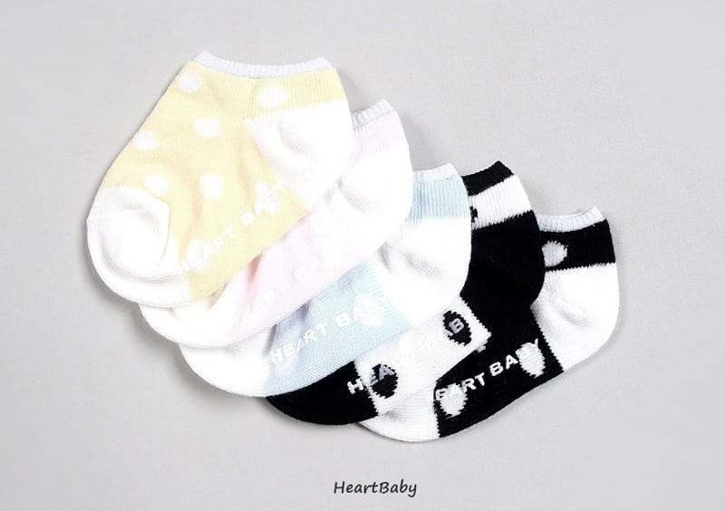 Heart Baby - Korean Children Fashion - #childofig - Dot Socks Set - 4