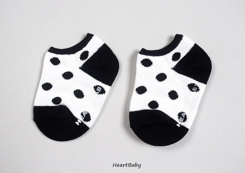 Heart Baby - Korean Children Fashion - #designkidswear - Dot Socks Set - 5