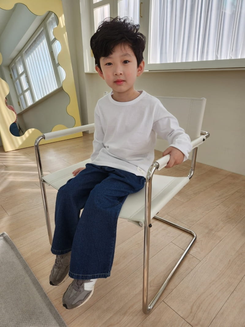 Heart Baby - Korean Children Fashion - #discoveringself - Wide Jeans - 8