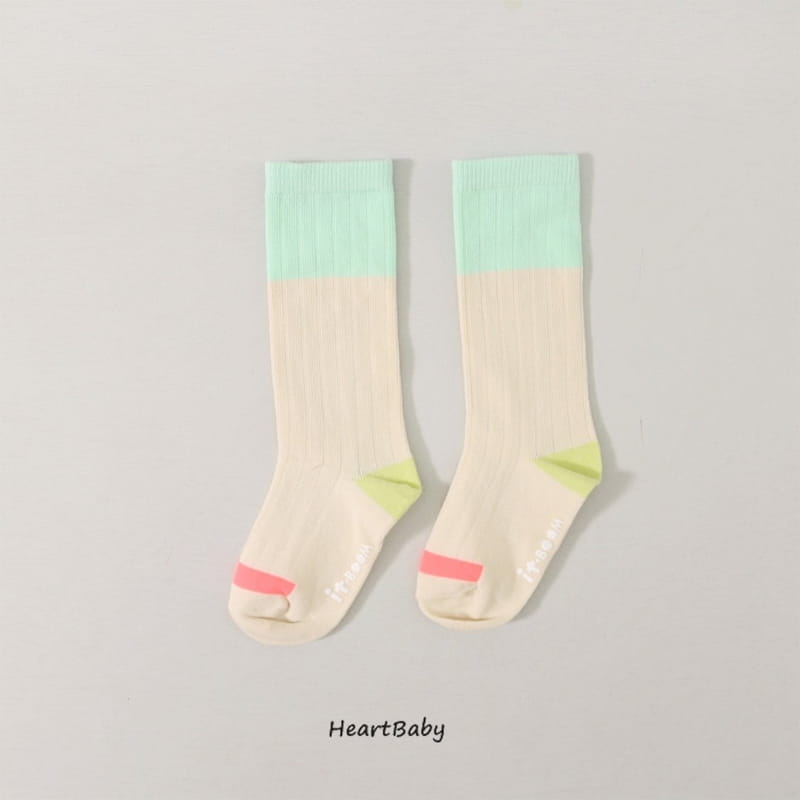 Heart Baby - Korean Children Fashion - #discoveringself - C Paint Socks Set - 2