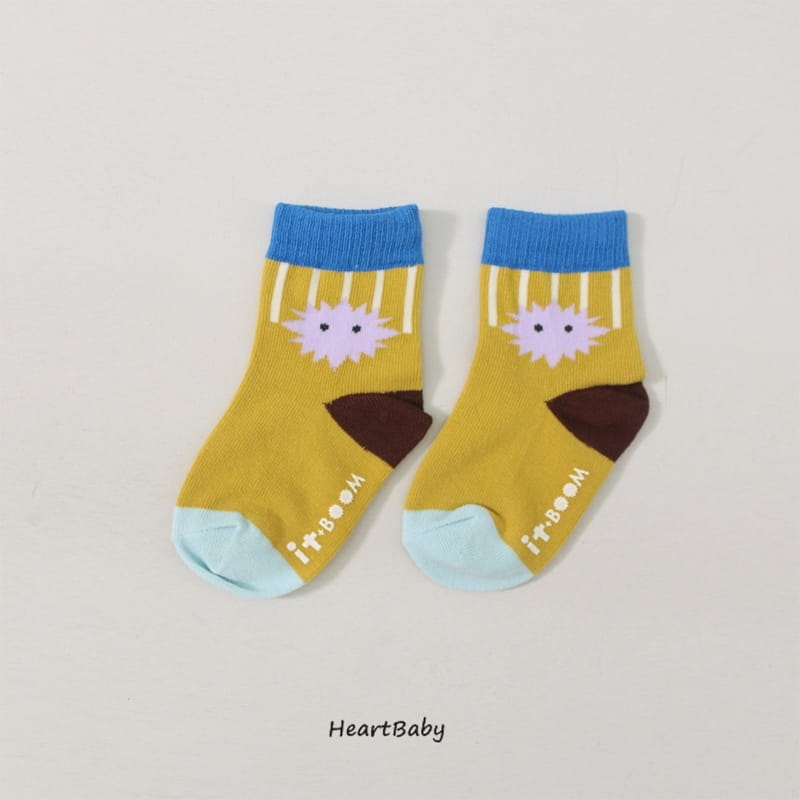 Heart Baby - Korean Children Fashion - #discoveringself - A Paint Socks Set