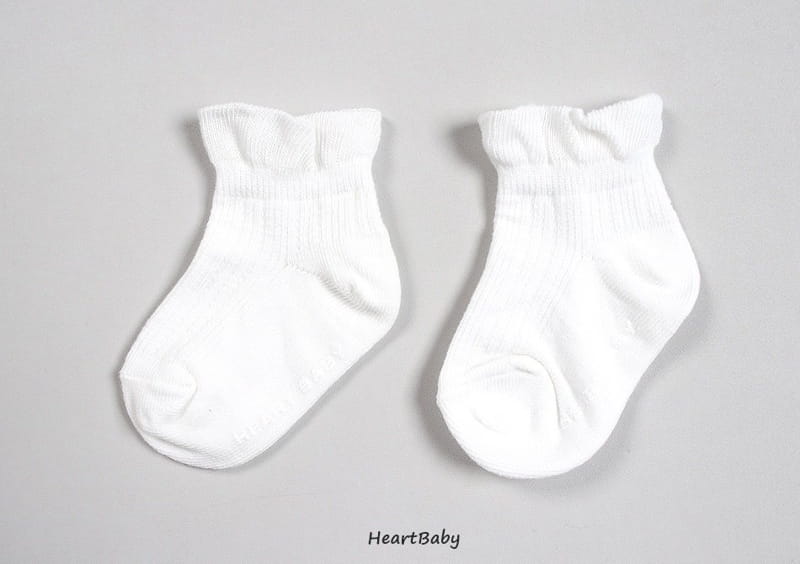 Heart Baby - Korean Children Fashion - #fashionkids - Ruffle Sneakers Socks Set - 8