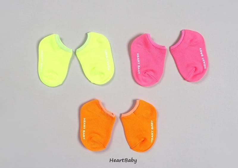 Heart Baby - Korean Children Fashion - #fashionkids - Neon Socks Set - 6