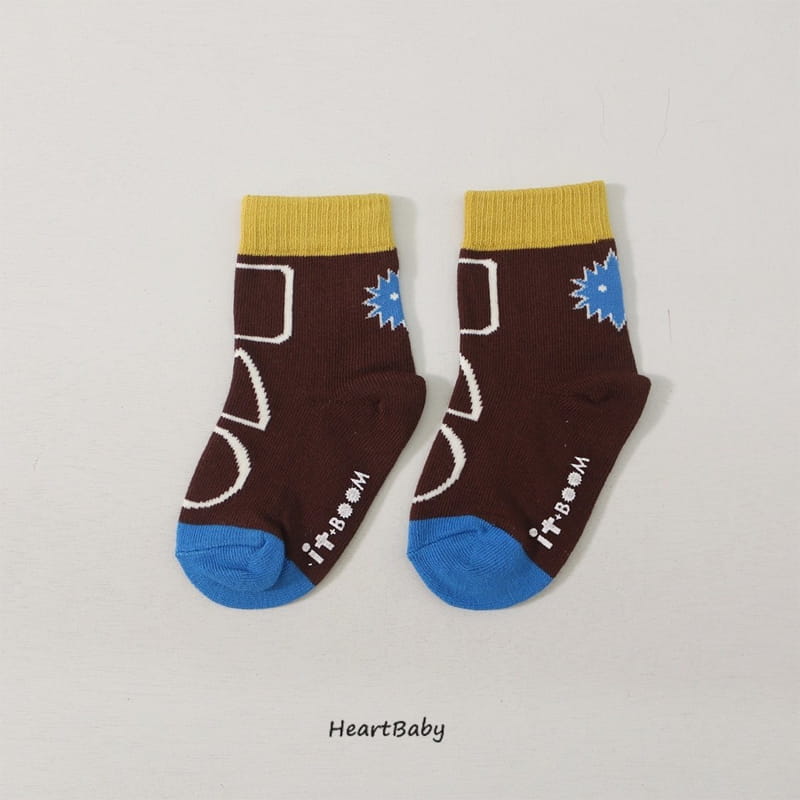 Heart Baby - Korean Children Fashion - #kidsshorts - A Paint Socks Set - 3