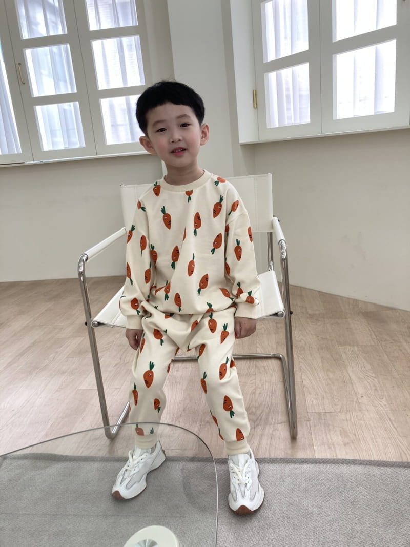 Heart Baby - Korean Children Fashion - #kidzfashiontrend - Carrot Top Bottom Set - 2