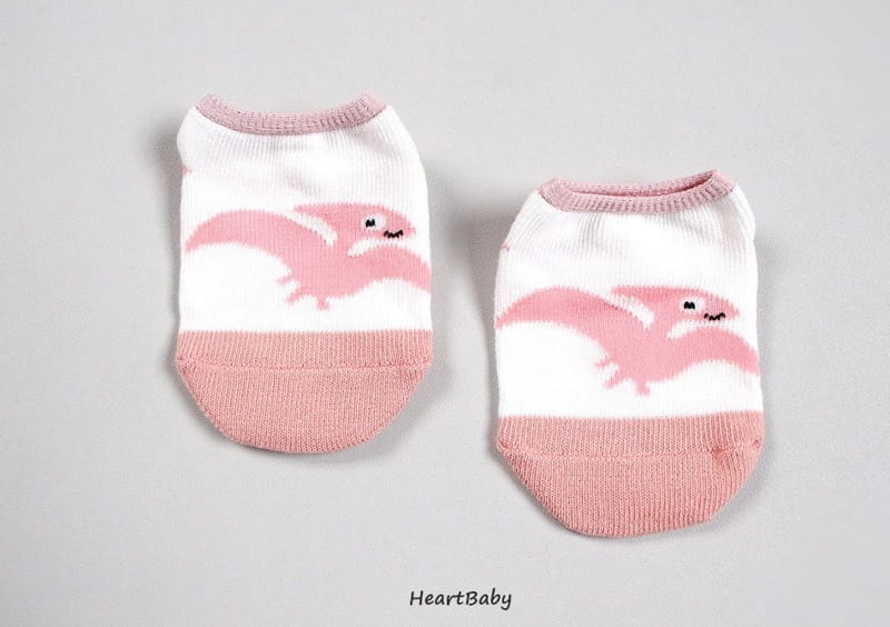 Heart Baby - Korean Children Fashion - #kidzfashiontrend - Dino Socks Set - 7