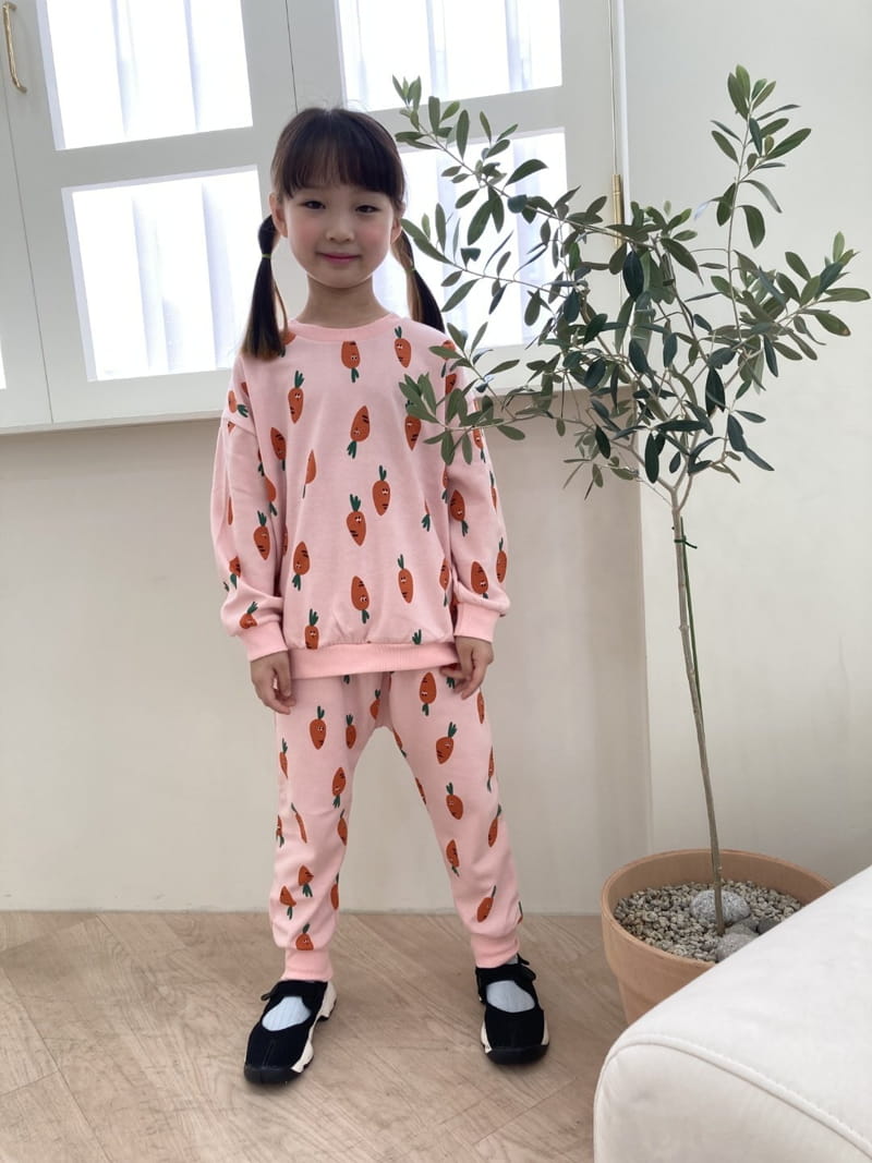 Heart Baby - Korean Children Fashion - #magicofchildhood - Carrot Top Bottom Set - 5