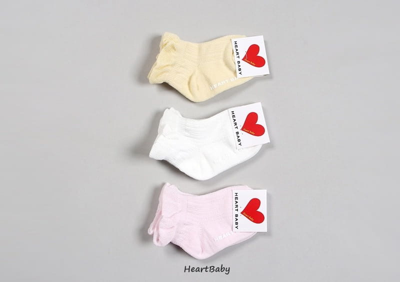 Heart Baby - Korean Children Fashion - #minifashionista - Ruffle Sneakers Socks Set