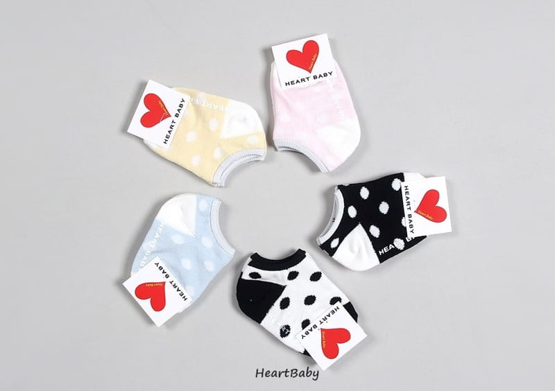 Heart Baby - Korean Children Fashion - #prettylittlegirls - Dot Socks Set