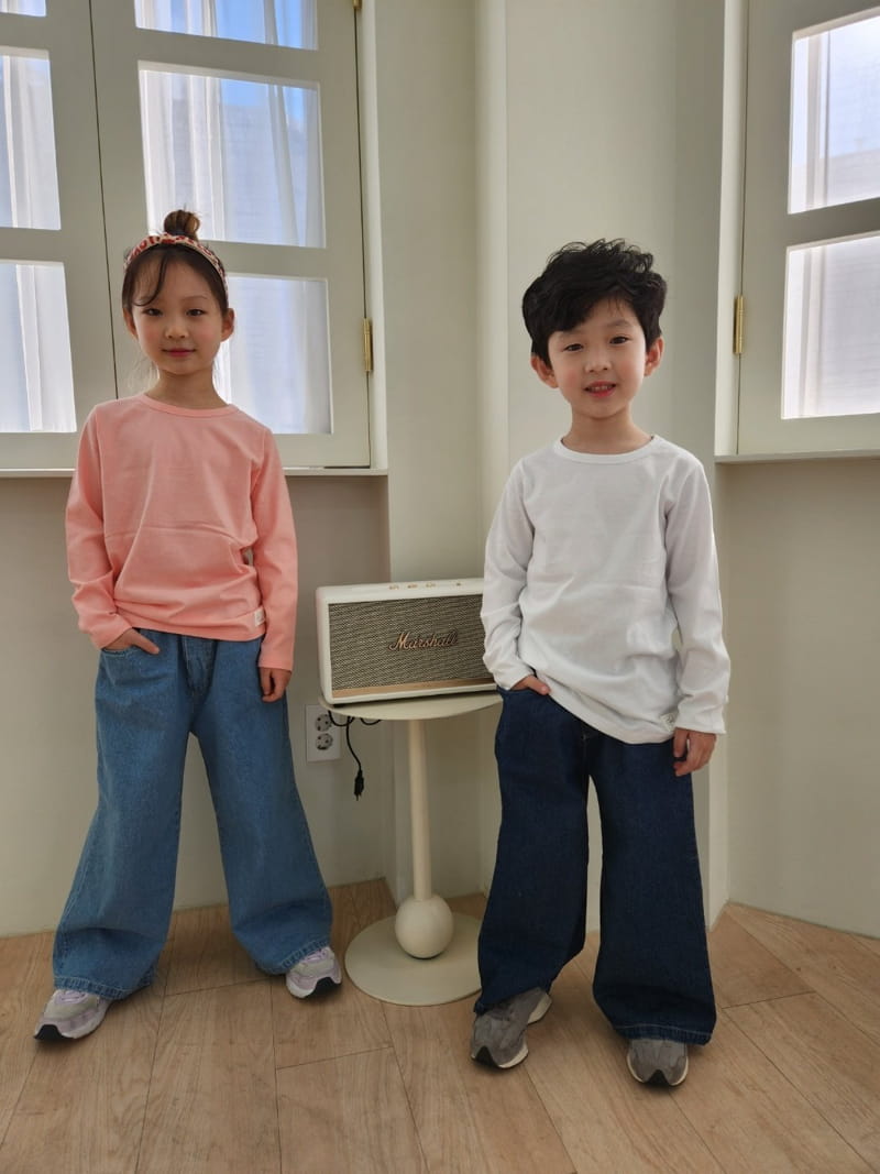 Heart Baby - Korean Children Fashion - #todddlerfashion - Wide Jeans - 2