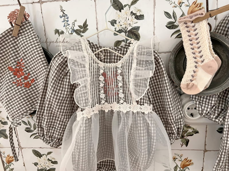 Hi Byebebe - Korean Baby Fashion - #babyboutique - Chu Dette Lace Bustier