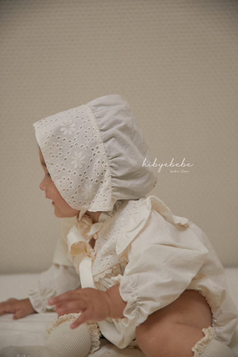 Hi Byebebe - Korean Baby Fashion - #babyboutique - Lace Puff Bonnet - 6