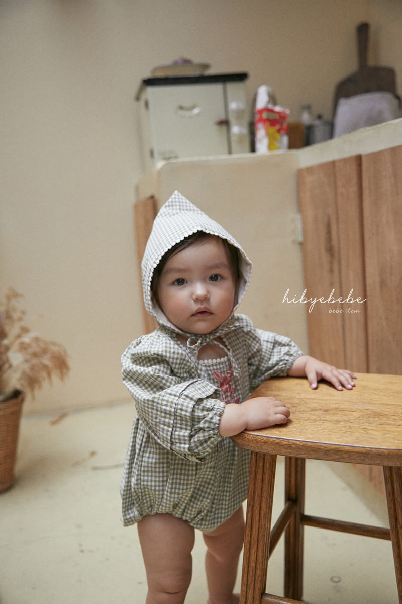 Hi Byebebe - Korean Baby Fashion - #babyboutiqueclothing - Bell Check Bodysuit - 11