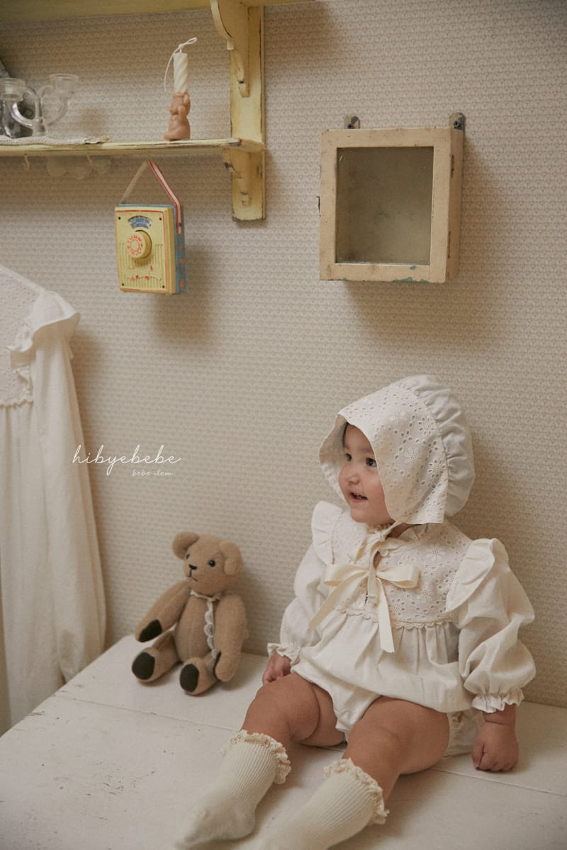 Hi Byebebe - Korean Baby Fashion - #babyboutiqueclothing - Lace Puff Bonnet - 8