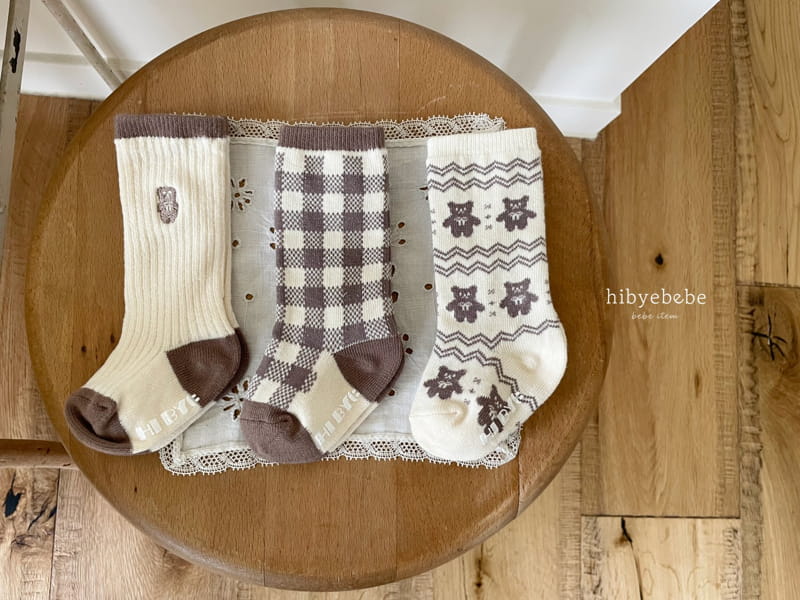 Hi Byebebe - Korean Baby Fashion - #babyclothing - Bear Socks Set - 10