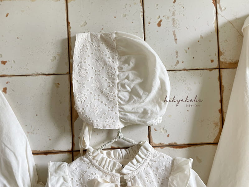 Hi Byebebe - Korean Baby Fashion - #babygirlfashion - Lace Puff Bonnet - 12