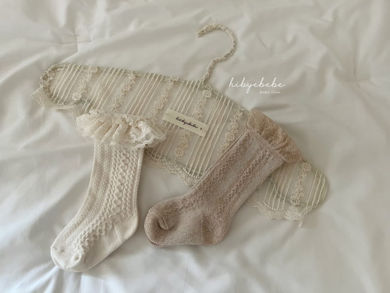 Hi Byebebe - Korean Baby Fashion - #babyoninstagram - Bling Lace Socks Set - 2