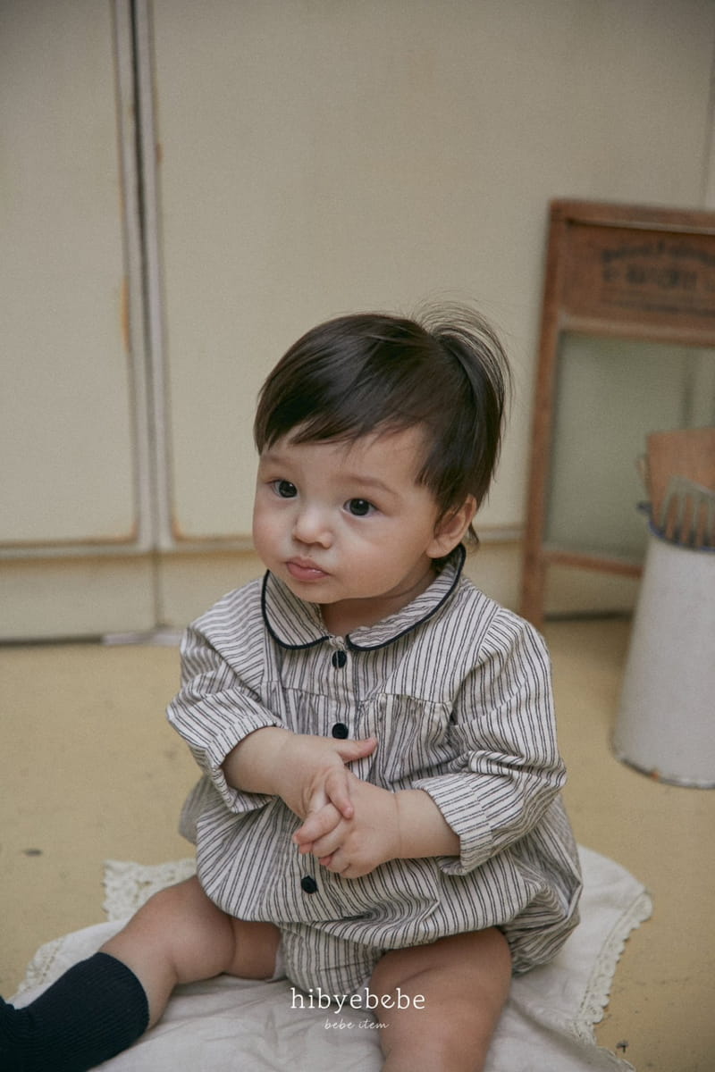 Hi Byebebe - Korean Baby Fashion - #babyoninstagram - Flips Collar Bodysuit - 8