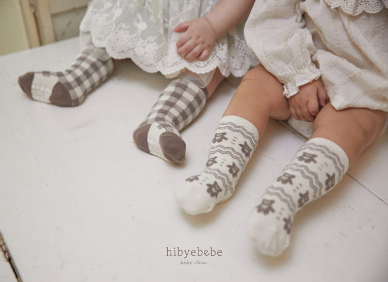 Hi Byebebe - Korean Baby Fashion - #babyootd - Bear Socks Set