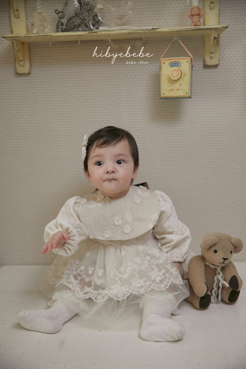 Hi Byebebe - Korean Baby Fashion - #babyootd - Margaret Ribbon Bib - 7