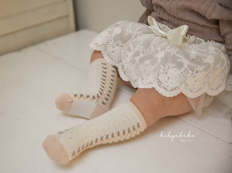 Hi Byebebe - Korean Baby Fashion - #babywear - Vintage Flo Knee Socks - 7