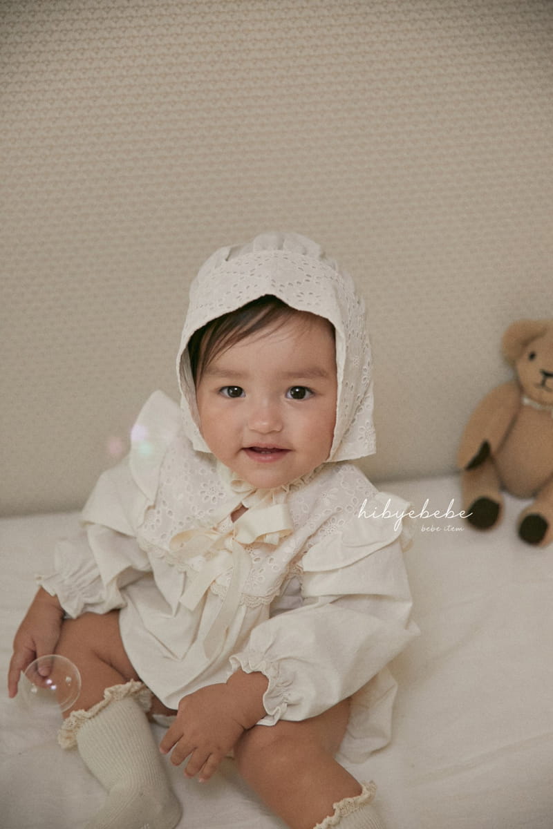 Hi Byebebe - Korean Baby Fashion - #babywear - Lace Puff Bonnet - 4