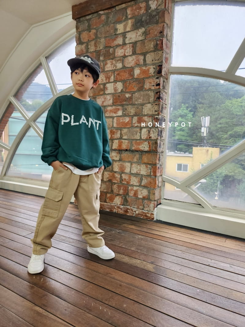 Honeypot - Korean Children Fashion - #childrensboutique - Plant Sweatshirt - 5