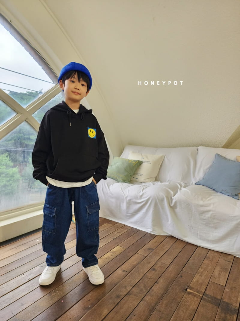 Honeypot - Korean Children Fashion - #designkidswear - Smile Hoody Tee - 7