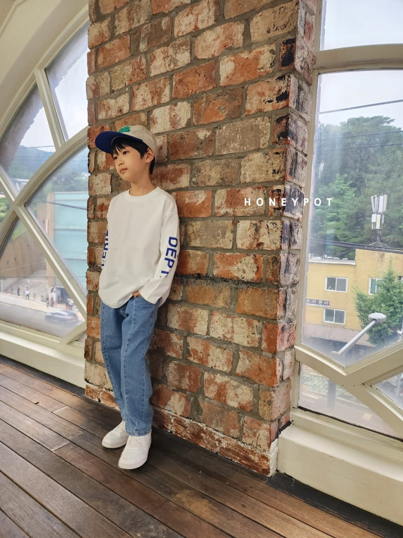 Honeypot - Korean Children Fashion - #fashionkids - Slit Jeans - 5