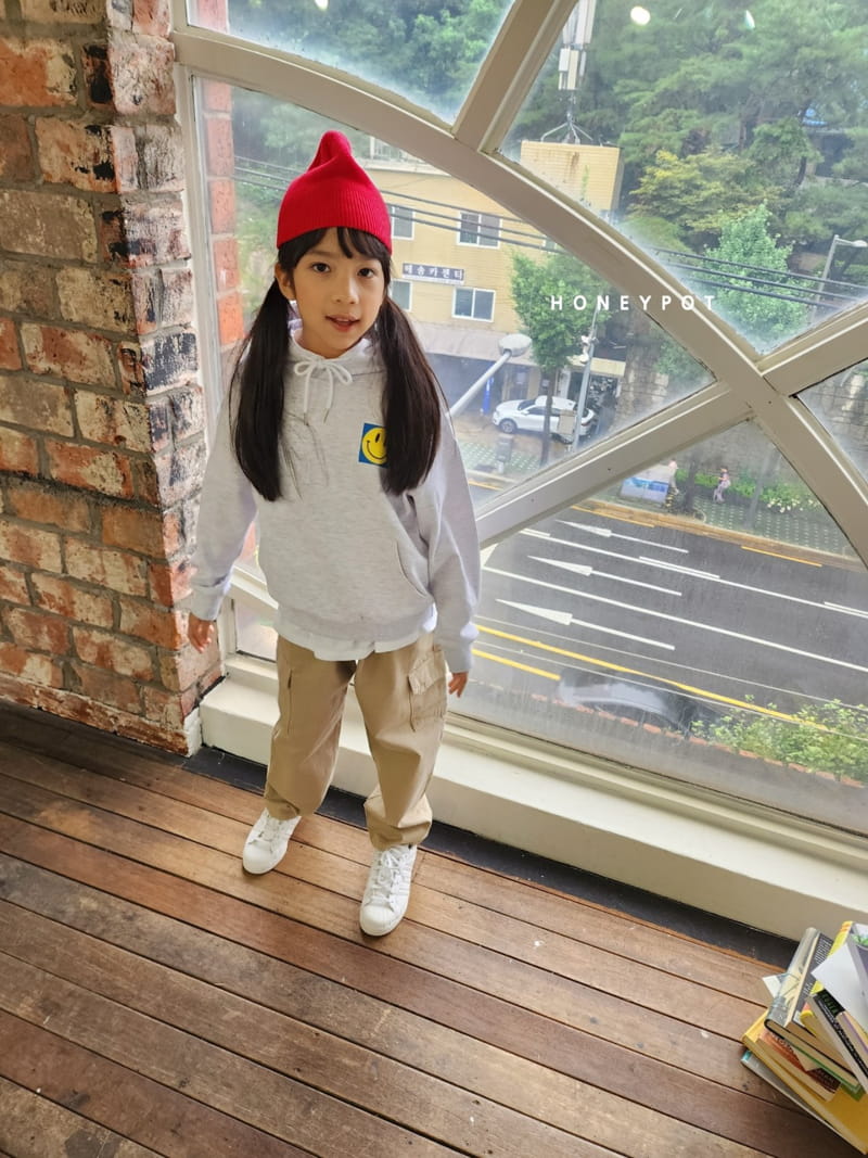 Honeypot - Korean Children Fashion - #toddlerclothing - Smile Hoody Tee - 4