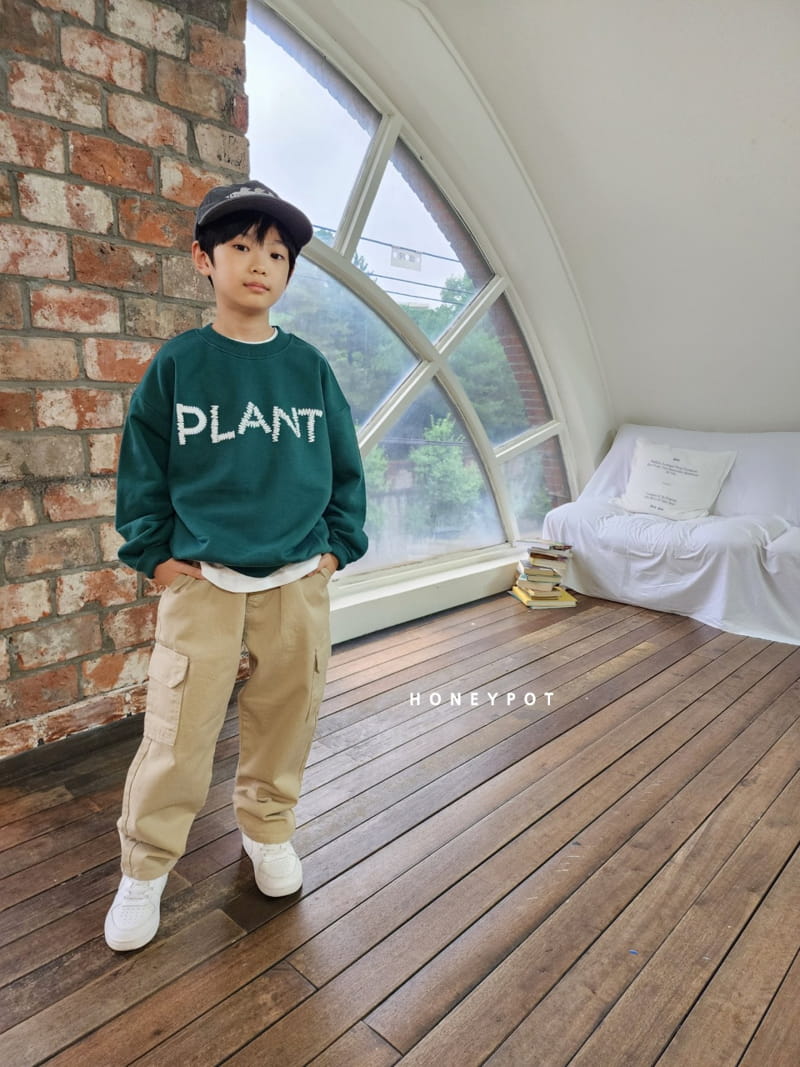 Honeypot - Korean Children Fashion - #stylishchildhood - Plant Sweatshirt - 3