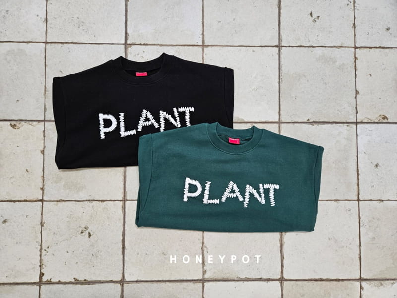 Honeypot - Korean Children Fashion - #todddlerfashion - Plant Sweatshirt