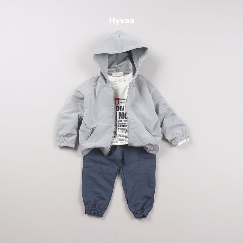 Hyvaa - Korean Children Fashion - #Kfashion4kids - Solid Hoody Zip-up - 10