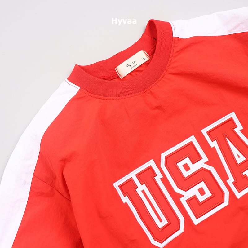 Hyvaa - Korean Children Fashion - #Kfashion4kids - Multi USA Sweatshirt - 7