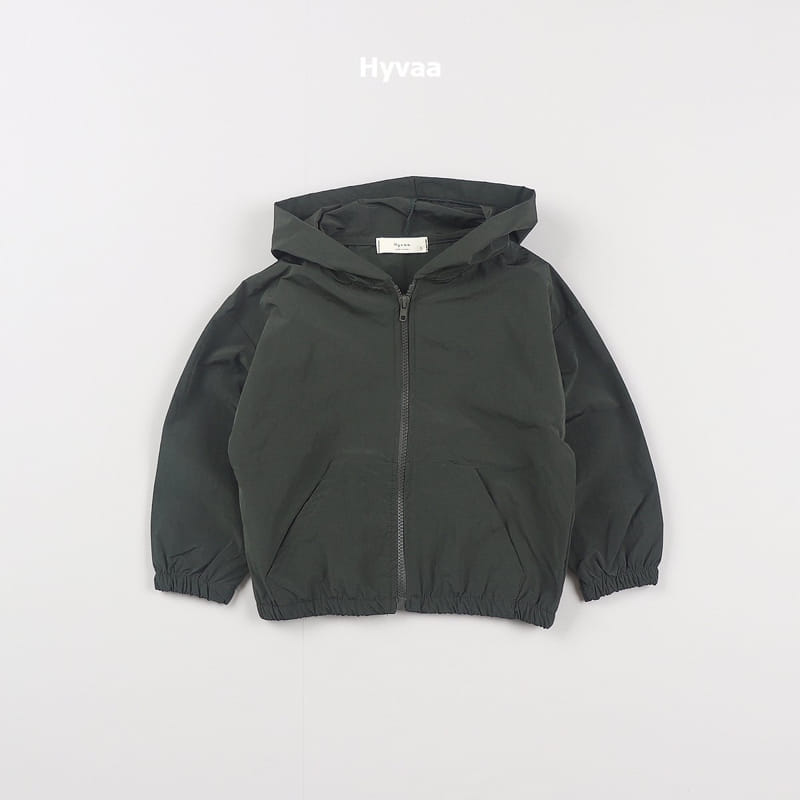 Hyvaa - Korean Children Fashion - #childrensboutique - Solid Hoody Zip-up - 3