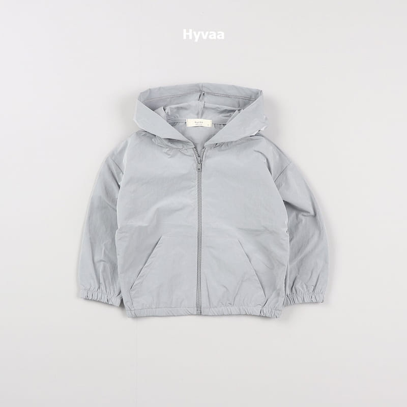 Hyvaa - Korean Children Fashion - #childrensboutique - Solid Hoody Zip-up - 4