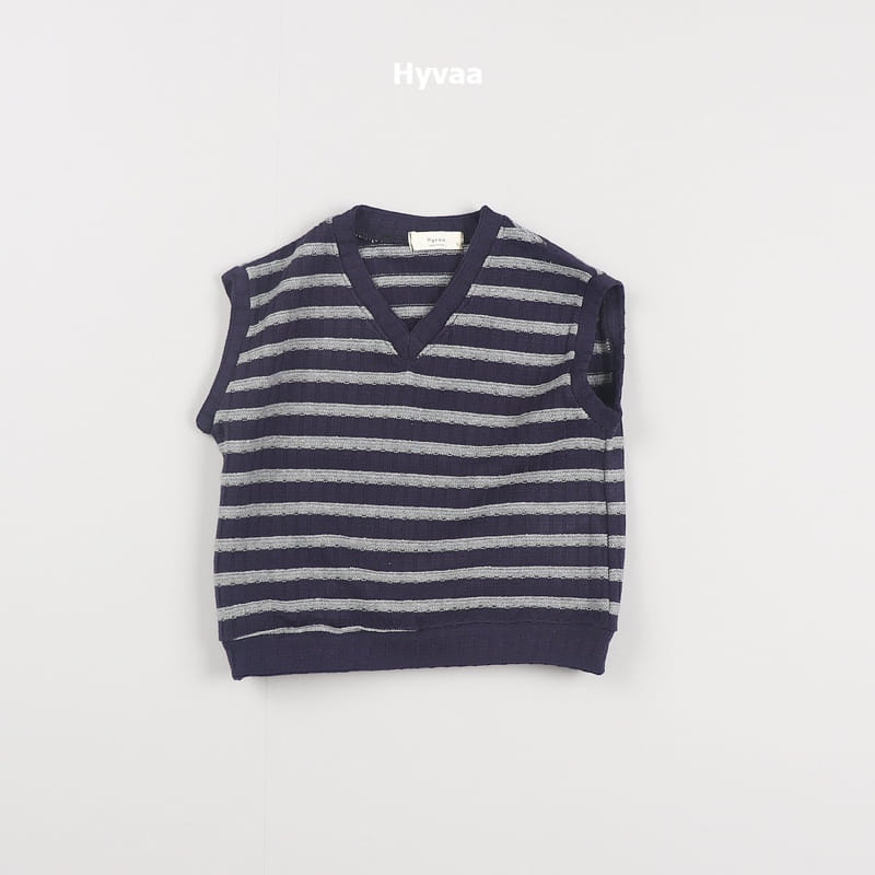 Hyvaa - Korean Children Fashion - #discoveringself - ST Knit Vest - 6