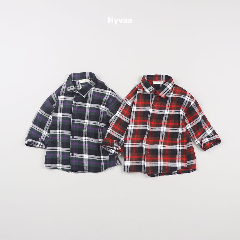 Hyvaa - Korean Children Fashion - #discoveringself - Ellcanto Check Shirt