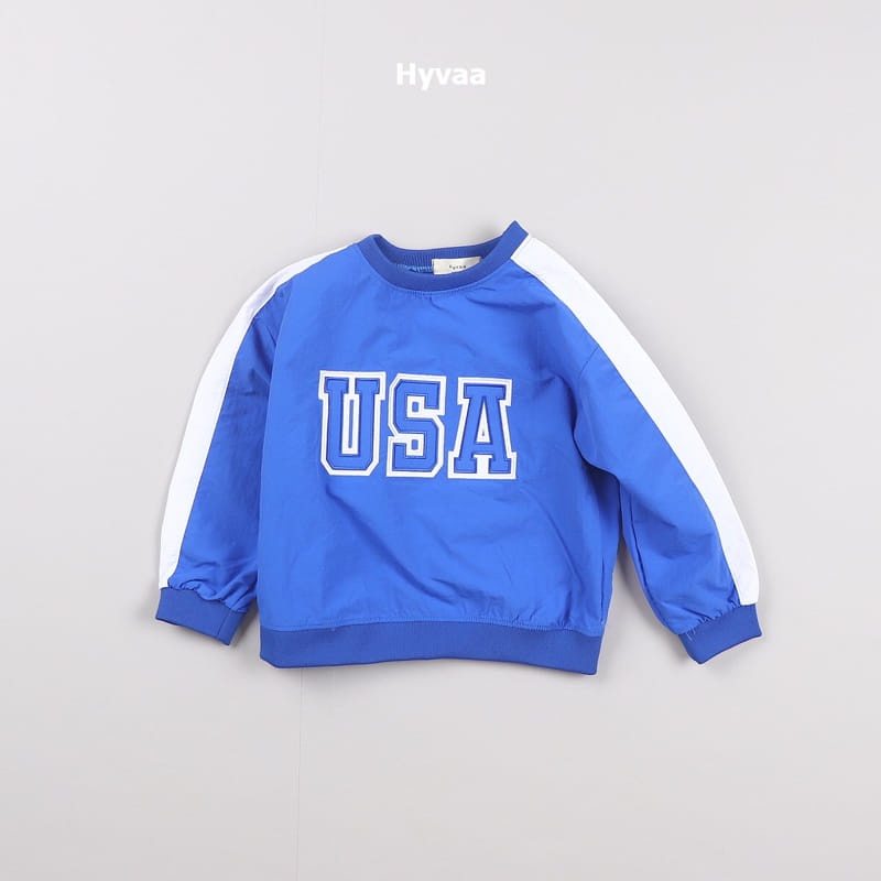 Hyvaa - Korean Children Fashion - #fashionkids - Multi USA Sweatshirt - 4