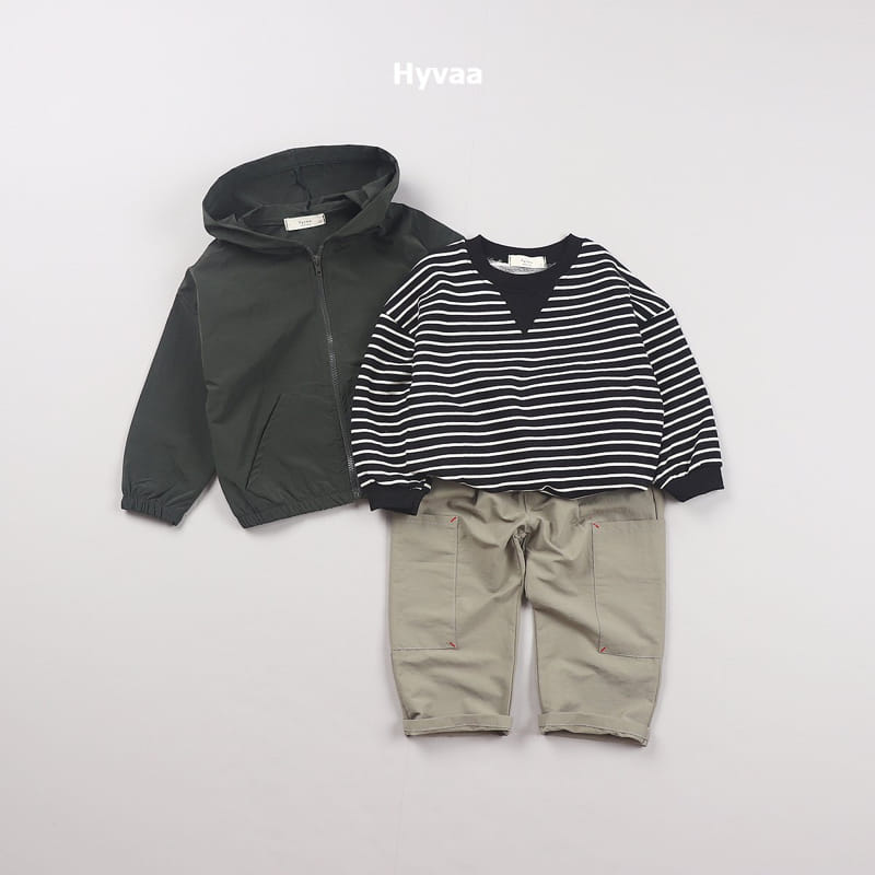 Hyvaa - Korean Children Fashion - #kidsshorts - V St Sweatshirt - 10