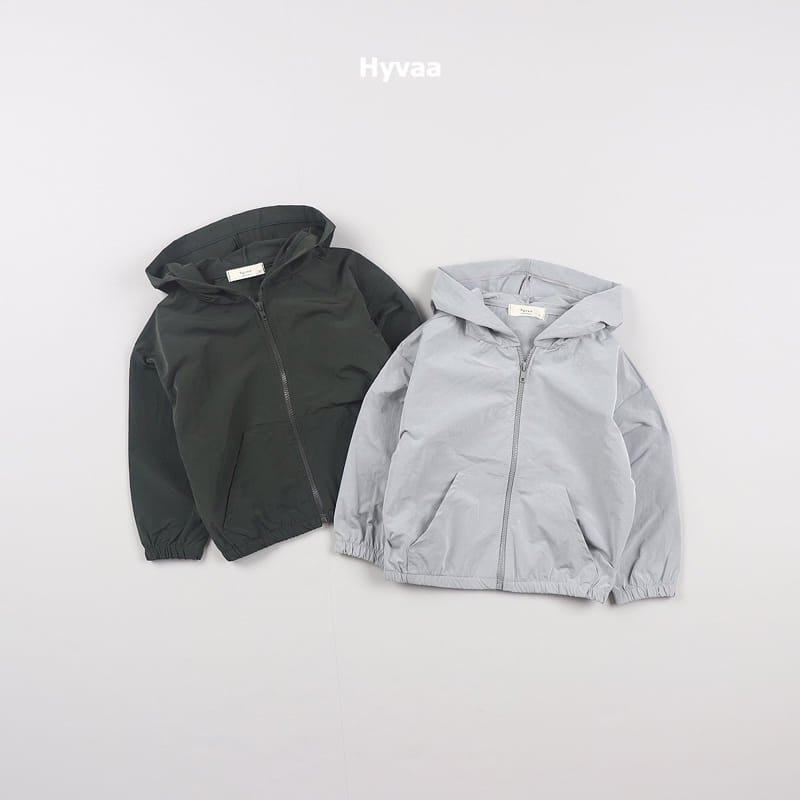 Hyvaa - Korean Children Fashion - #kidsstore - Solid Hoody Zip-up - 8