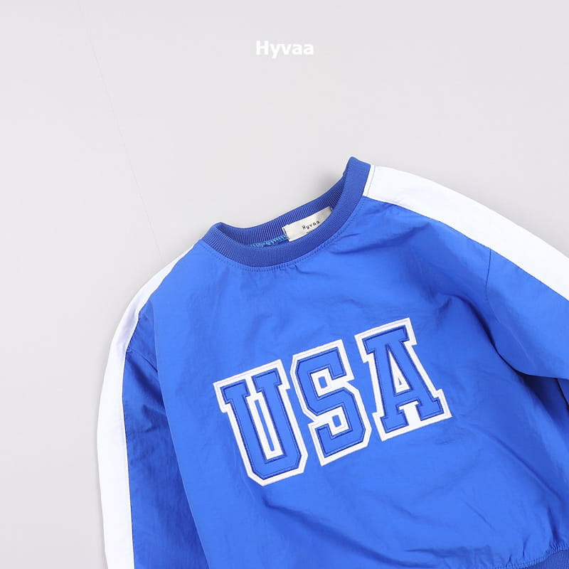 Hyvaa - Korean Children Fashion - #kidsstore - Multi USA Sweatshirt - 5