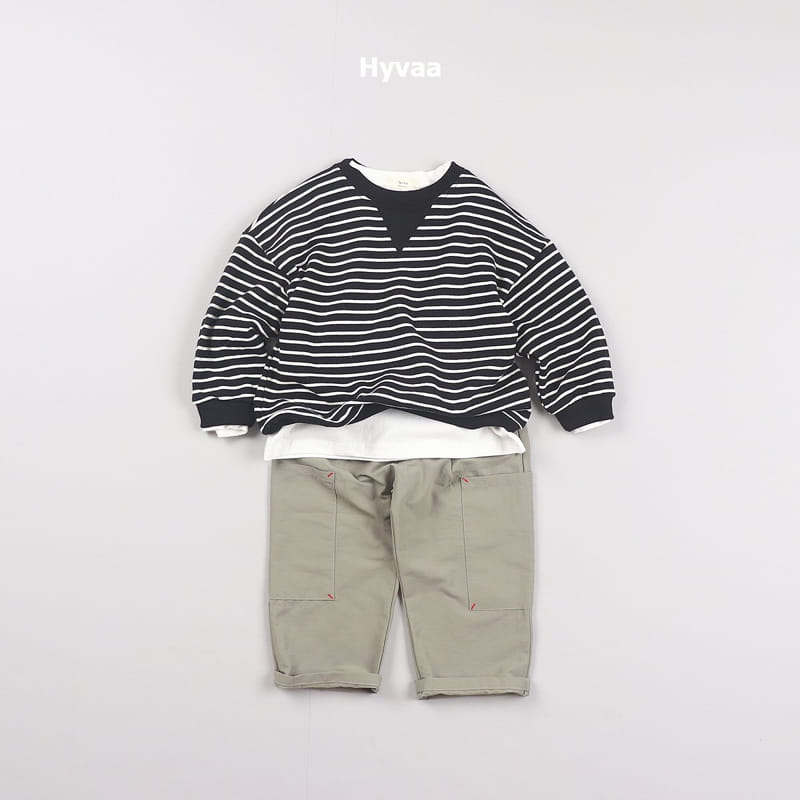 Hyvaa - Korean Children Fashion - #kidsstore - V St Sweatshirt - 11