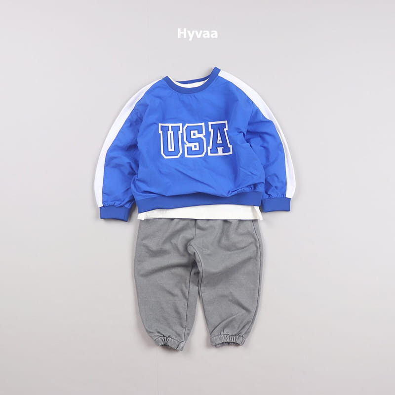 Hyvaa - Korean Children Fashion - #littlefashionista - Multi USA Sweatshirt - 8